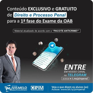 Logo of telegram channel pimpenal — OAB - Penal e Processo Penal