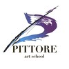 Логотип телеграм канала @pittore_art_school — Pittore art school