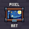 Логотип телеграм канала @pixelmuse — Музей пиксель арта. 🌄 Pixel Muse