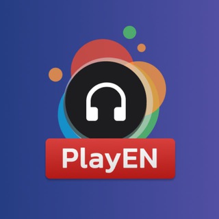 Логотип телеграм канала @play_en — Английский для начинающих | PlayEN