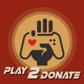 Logo saluran telegram play2donate — Play2Donate