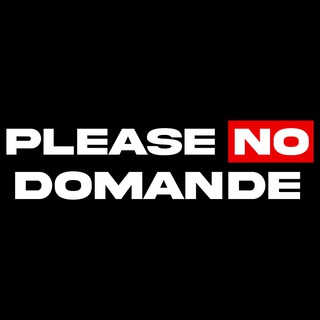 Logo del canale telegramma pleasenodomandee - Please No Domande 🔞 (Dank & Black Humor)