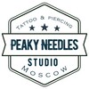 Логотип телеграм канала @pnts_msk — Peaky Needles Tattoo - тату студия