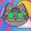 Логотип телеграм канала @pocherkushki_kotyaki — Котякины Почеркушки 🌎
