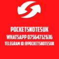 Logo saluran telegram pocketsnotesukofficial — 𝓟 𝓝 𝓤𝓚 🇬🇧