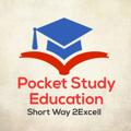 Telegram channel Pocket Study Education logo
