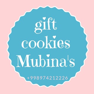 Telegram channel Mubina's gift cookies 🍰 logo