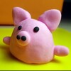 Логотип телеграм канала @podelkiothru — 🐷 Поделки детям от Хрю (с поиском по каналу)