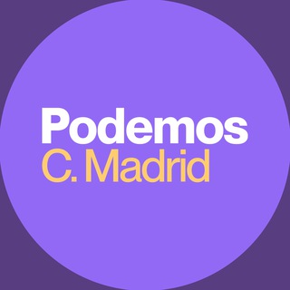 Telegram channel Podemos Comunidad de Madrid ✔ logo