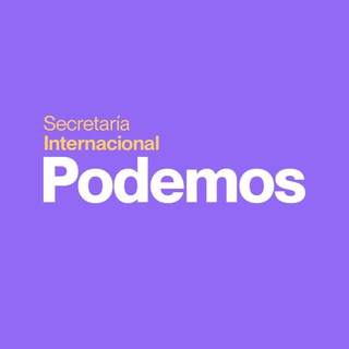 Telegram channel Secretaría Internacional Podemos logo