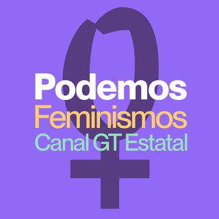 Logotipo del canal de telegramas podfemestatal - CANAL GRUPO TRABAJO ESTATAL PODEMOS FEMINISMOS