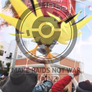 Logo des Telegrammkanals pogomz_raids - Make Raids Not War - Pokémon GO Mainz