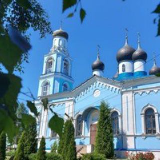 Логотип телеграм канала @pokrovxram — Покров. Православный канал.