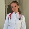 Логотип телеграм канала @polinavmede — леди в мёде