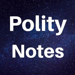 Telegram channel Polity Notes Indian Constitution M Laxmikant PDF Notes logo