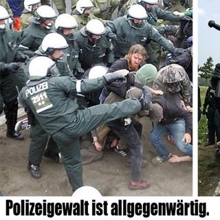 Logo des Telegrammkanals polizeigewaltstoppen - Polizeigewalt Deutschland