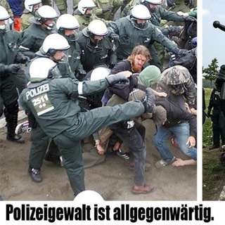 Telegram channel Polizeigewalt Deutschland logo