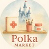 Логотип телеграм канала @polkamarketplace — PolkaMarket 🤹🏻‍♀️