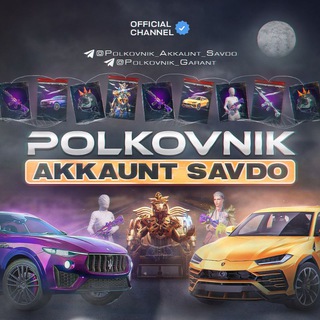 Telegram channel POLKOVNIK by FAYOZOV AKKAUNT SAVDO logo