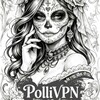 Логотип телеграм канала @pollivpn — PolliVPN