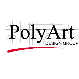 Логотип телеграм канала @polyartdesigngroup — ПолиАрт Дизайн интерьера