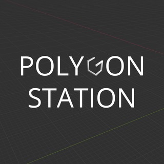 Логотип телеграм канала @polygonstation — Polygon Station | 3D | CG