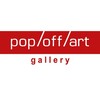 Логотип телеграм канала @pop_off_art — pop/off/art gallery