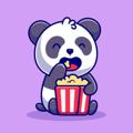 Logo saluran telegram popcornpanda — Popcorn Panda ♡