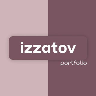 Telegram kanalining logotibi portfolio_izzatov — Izzatov