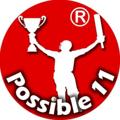 Telegram channel Possible11🏏Fantasy Cricket Prediction logo