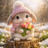 Логотип телеграм канала @postcardsforfriends — 🌷Открытки для друзей🌷