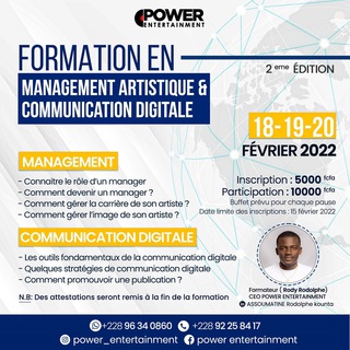 Logo de la chaîne télégraphique powercommunication - POWER COMMUNICATION