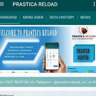 Telegram channel Prastica Reload Retail logo