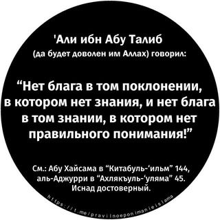 Логотип телеграм канала @pravilnoeponimanieislama — Правильное понимание Ислама
