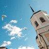 Логотип телеграм канала @pravtomsk — Православный Томск🌿 Томская епархия