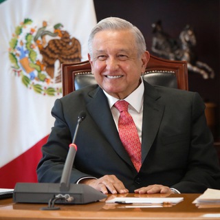 Logotipo del canal de telegramas presidenteamlo - Andrés Manuel López Obrador