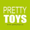 Логотип телеграм канала @prettytoys — Шьём игрушки с Pretty Toys