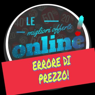 Logo del canale telegramma prezzierrati - ❗️ERRORE DI PREZZO - Le Migliori offerte Online