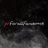 Логотип телеграм канала @prforallfandoms — Закрыт.