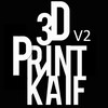 Логотип телеграм канала @print3dkaif_v2 — 3DPrintKaif | 3D printers | 3D print| V2