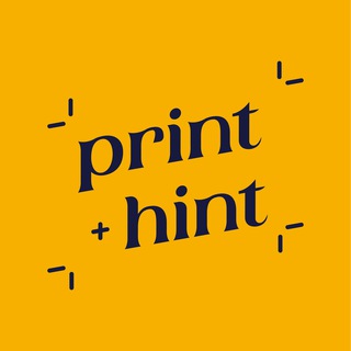 Логотип телеграм канала @printhint — Print Hint