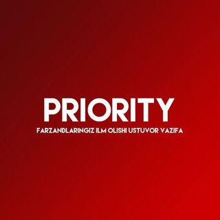 Telegram kanalining logotibi priority_kanal — Priority LC