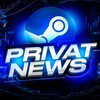 Логотип телеграм канала @privatnewss — PRIVAT NEWS - Steam / Инвестиции