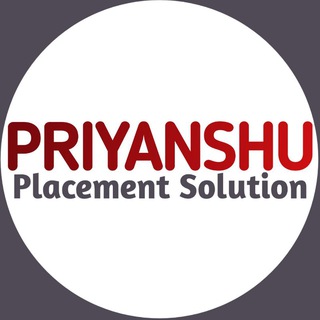 Telegram channel PRIYANSHU Placement Solution logo