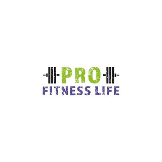 Логотип телеграм канала @pro_fitness_life — PRO FITNESS 🏋