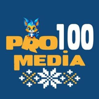 Логотип телеграм -каналу pro100_media — Pro100 MEDIA