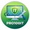 Логотип телеграм канала @pro100itru — Про100ИТ