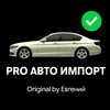 Логотип телеграм канала @pro_auto_original — Pro АВТО ИМПОРТ | Официальный
