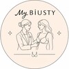 Логотип телеграм канала @pro_brafitting — MyBiUSTY | Студия Екатерины Волковой