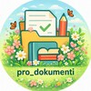 Telegram kanalining logotibi pro_dokumenti — pro_dokumenti